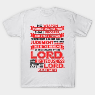 Isaiah 54:17 T-Shirt